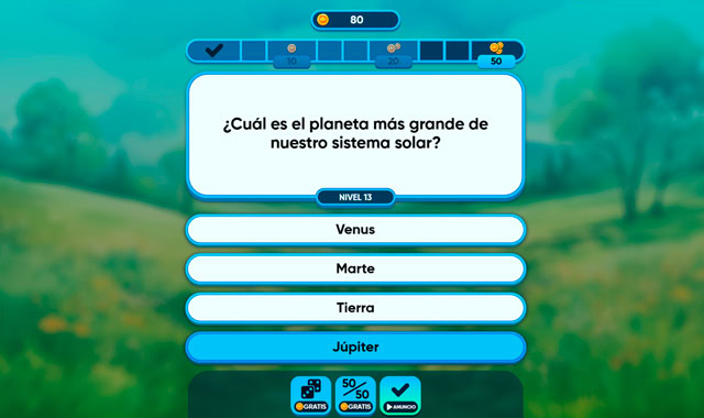 Captura de pantalla de Quizmania Trivia Game