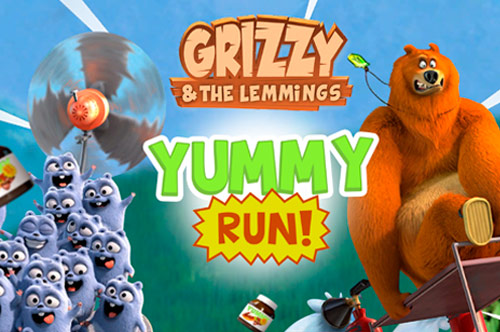 Jugar a Grizzy & the Lemmings: Yummy Run