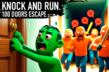 Knock and Run. 100 Doors Escape - Portada oficial